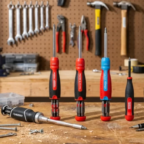 Chave de fendas de trinquete multi-bits, O que colocar numa caixa de ferramentas para a casa