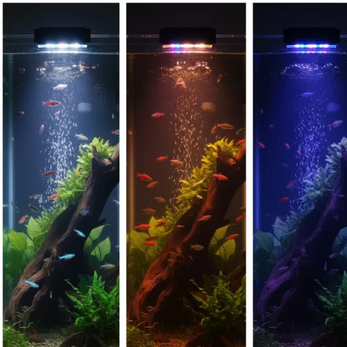 Iluminação LED para aquário em várias cores