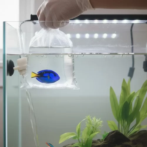 aclimatar peixe no aquário