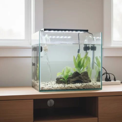 instalar aquário numa nova localização
