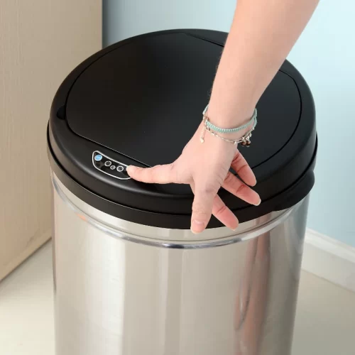 Caixote do lixo HOMCOM de 30 L com sensor de movimento
